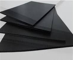 Jeewa Plastic 2MM Corrugated Black Sheet