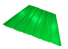 Jeewa Plastic 4MM Corrugated Green Sheet