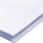 Jeewa Plastic 4MM Corrugated White Sheet