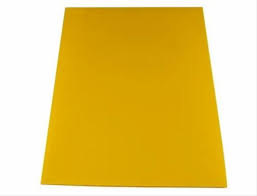 Jeewa Plastic 4MM Corrugated Yellow Sheet