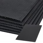 Jeewa Plastic 3MM Corrugated Black Sheet