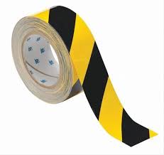 Jeewa Plastic Yellow & Black Floor Marking Tape