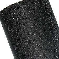 Black Glitter Vinyl Wrap