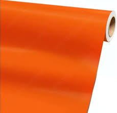 Orange Car Body Wrap