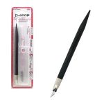 Pen-Type Cutter product image by Jeewa Plastic Close-up of Pen-Type Cutter’s ergonomic handle Detail of the Pen-Type Cutter blade mechanism Pen-Type Cutter trimming paper Pen-Type Cutter cutting vinyl film Pen-Type Cutter packaging by Jeewa Plastic