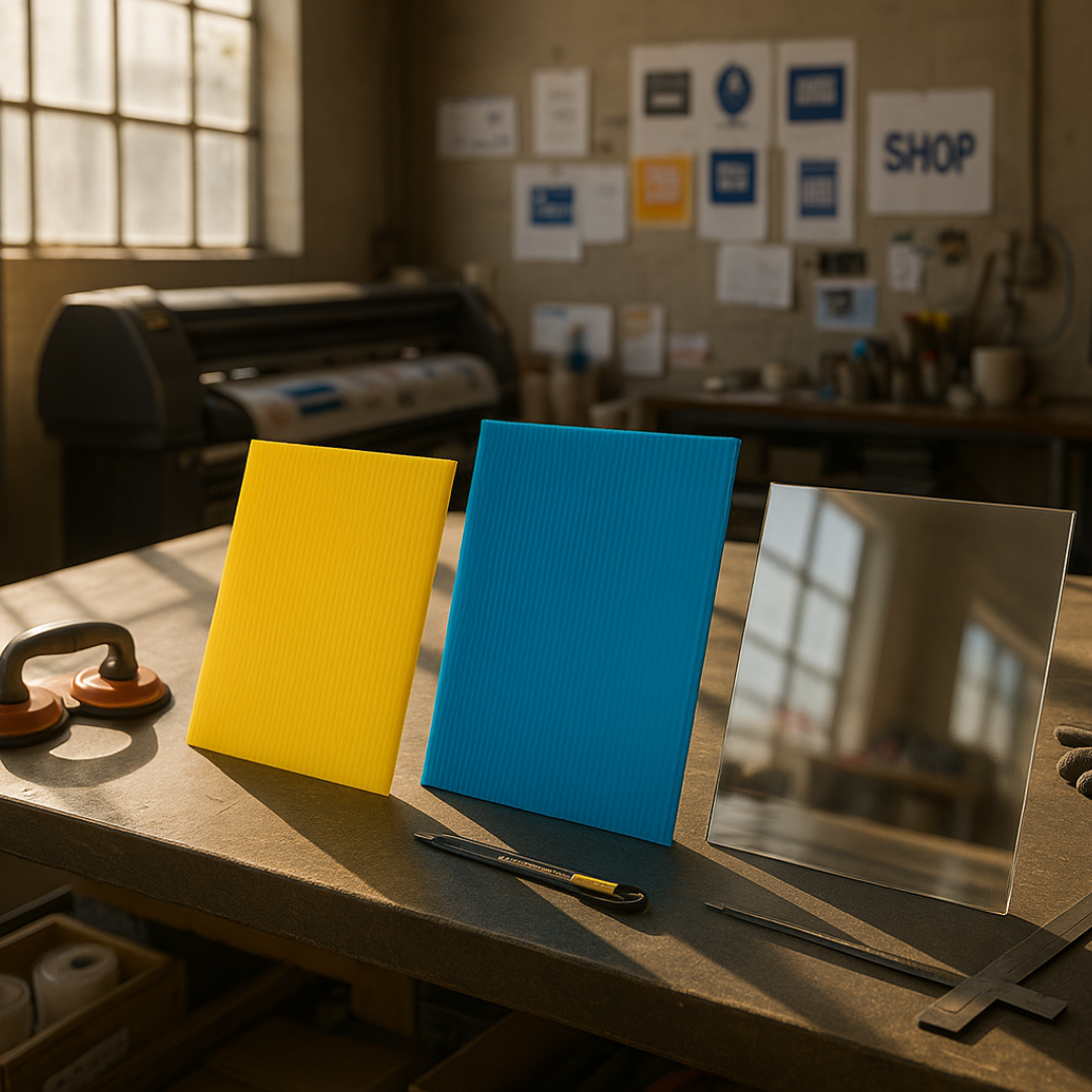 acrylic sheets in retail design